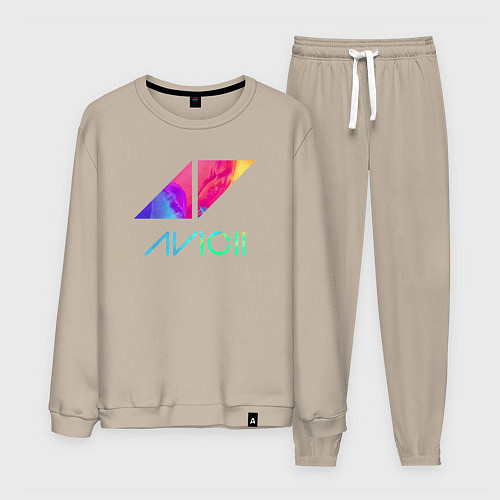 Мужской костюм AVICII RAIBOW / Миндальный – фото 1