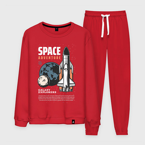 Мужской костюм Space Adventure / Красный – фото 1