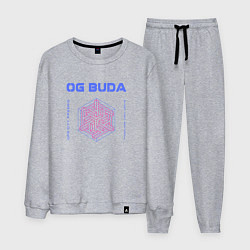 Костюм хлопковый мужской OG BUDA ОПГ СИТИ FREERIO SEXY DRILL, цвет: меланж