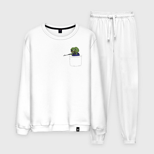 Мужской костюм Pepe sniper / Белый – фото 1