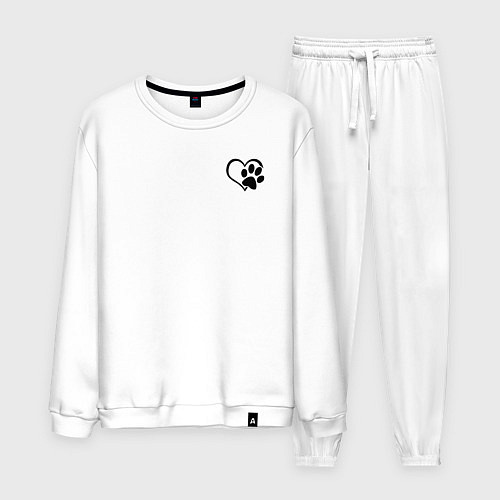 Мужской костюм Котик / Белый – фото 1