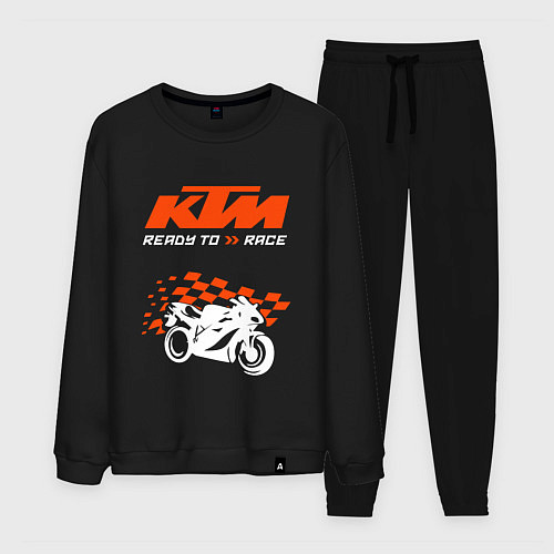 Мужской костюм KTM MOTORCYCLES КТМ МОТОЦИКЛЫ / Черный – фото 1