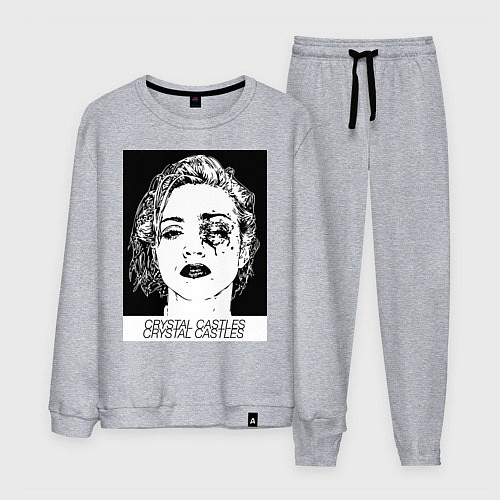 Мужской костюм Crystal castles / Меланж – фото 1