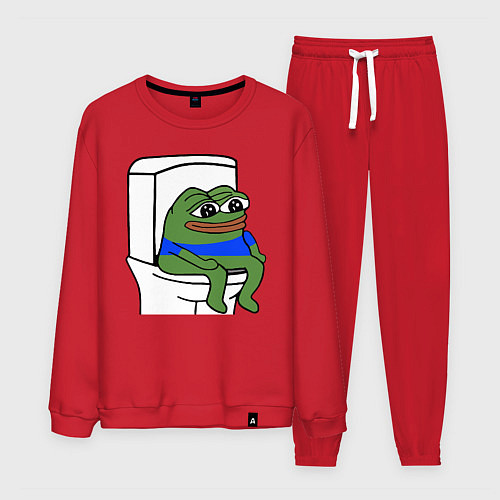 Мужской костюм Лягушонок пепе / Красный – фото 1