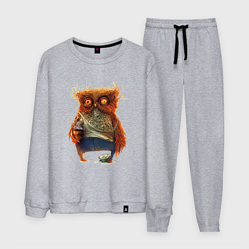 Мужской костюм Замученный уставший / Меланж – фото 1