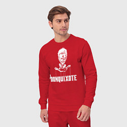 Костюм хлопковый мужской Донкихот One Piece, цвет: красный — фото 2