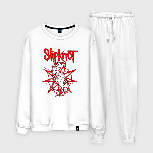 Мужской костюм Slipknot Slip Goats Art / Белый – фото 1