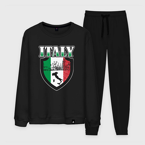 Мужской костюм Italy Shield / Черный – фото 1