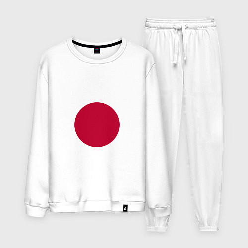 Мужской костюм Япония Японский флаг / Белый – фото 1