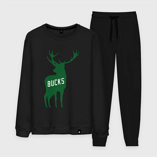 Мужской костюм NBA - Bucks / Черный – фото 1