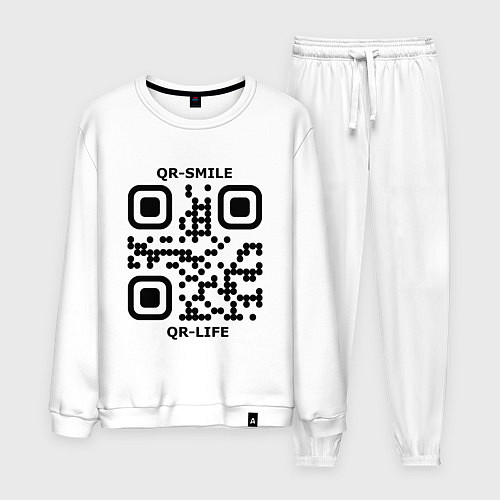 Мужской костюм QR-SMILE / Белый – фото 1