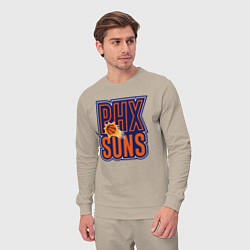 Костюм хлопковый мужской PHX Suns, цвет: миндальный — фото 2