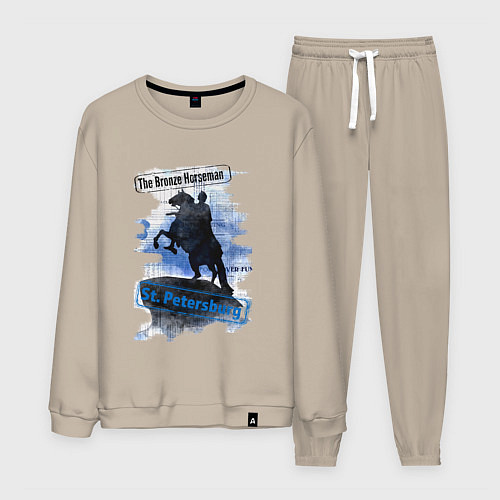 Мужской костюм The Bronze Horseman / Миндальный – фото 1