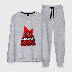 Костюм хлопковый мужской Friday Night Funkin Tricky, цвет: меланж
