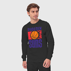 Костюм хлопковый мужской Phoenix Suns, цвет: черный — фото 2