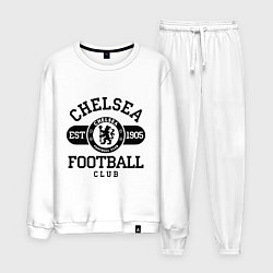 Костюм хлопковый мужской Chelsea Football Club, цвет: белый