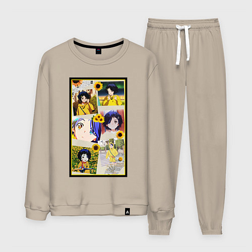 Мужской костюм Приоритет чудо-яйца Коллаж / Миндальный – фото 1