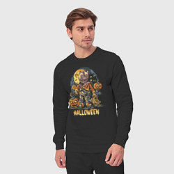 Костюм хлопковый мужской Halloween, цвет: черный — фото 2