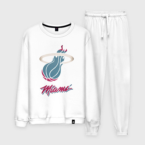 Мужской костюм Miami Heat / Белый – фото 1