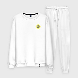 Костюм хлопковый мужской Молвинец славяне, цвет: белый