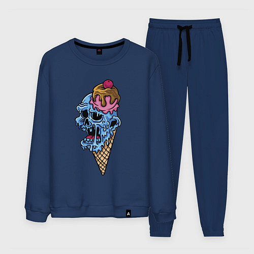 Мужской костюм Horror ice cream / Тёмно-синий – фото 1