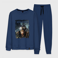 Костюм хлопковый мужской Megadeth Poster Z, цвет: тёмно-синий
