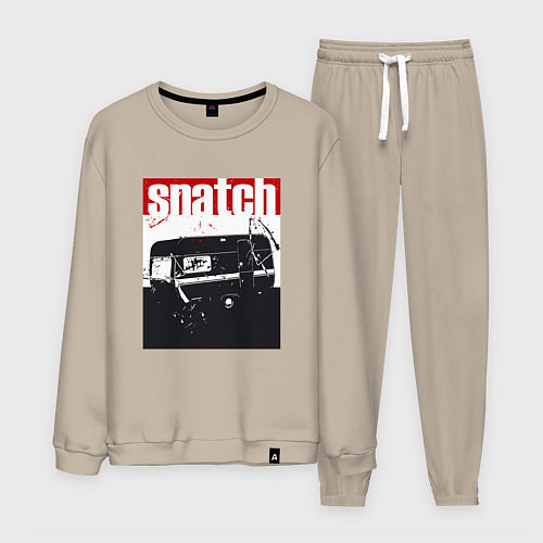 Мужской костюм Большой куш Гай Ричи / Миндальный – фото 1