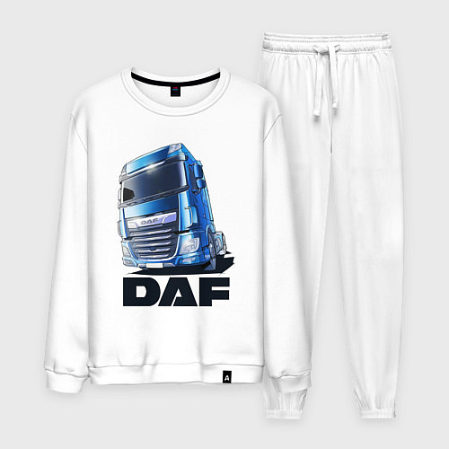 Мужской костюм Daf Truck / Белый – фото 1