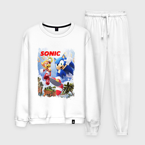Мужской костюм SONIC СОНИК Z / Белый – фото 1