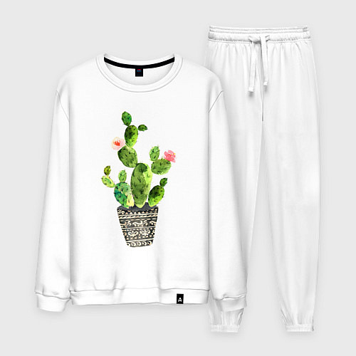 Мужской костюм Я колючий только с наружи / Белый – фото 1