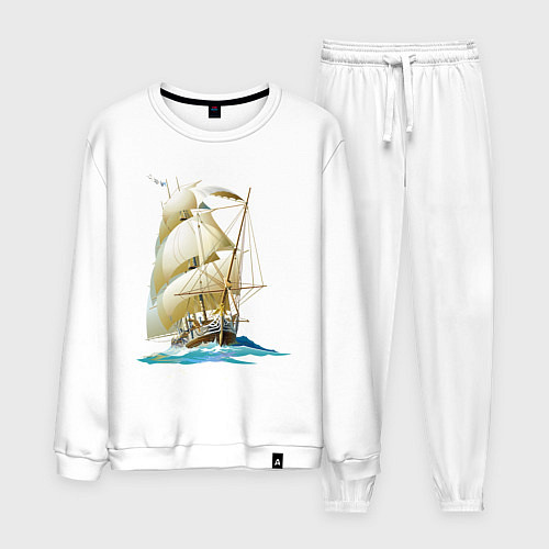 Мужской костюм Вперед к мечте / Белый – фото 1