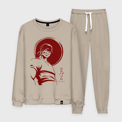 Мужской костюм Ророноа Зоро One Piece / Миндальный – фото 1