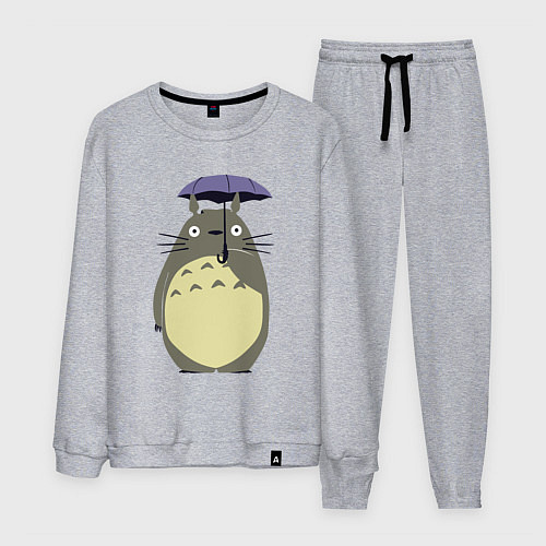Мужской костюм Тоторо под зонтом / Меланж – фото 1