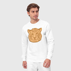 Костюм хлопковый мужской Coffee Tiger, цвет: белый — фото 2
