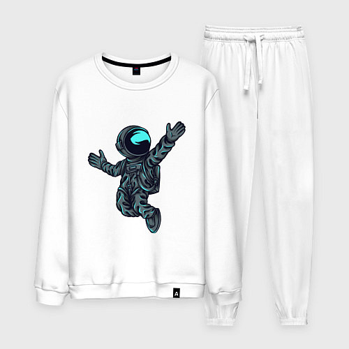 Мужской костюм В космосе / Белый – фото 1