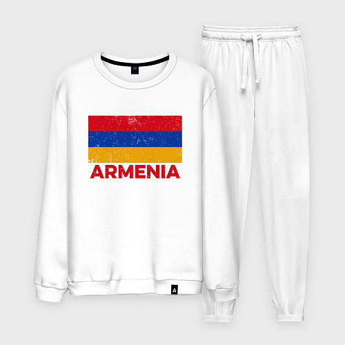 Мужской костюм Armenia Flag / Белый – фото 1