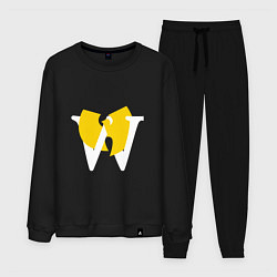 Костюм хлопковый мужской W - Wu-Tang Clan, цвет: черный