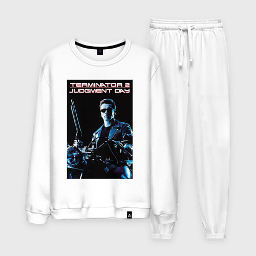 Мужской костюм Арнольд Шварценеггер / Белый – фото 1