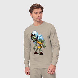 Костюм хлопковый мужской Cold Zombie, цвет: миндальный — фото 2