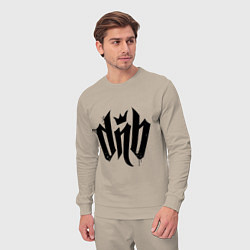 Костюм хлопковый мужской DnВ, цвет: миндальный — фото 2