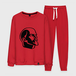 Костюм хлопковый мужской Ленин Владимир Ильич, цвет: красный