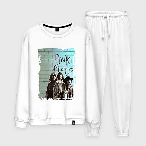 Мужской костюм PINK FLOYD, постер / Белый – фото 1