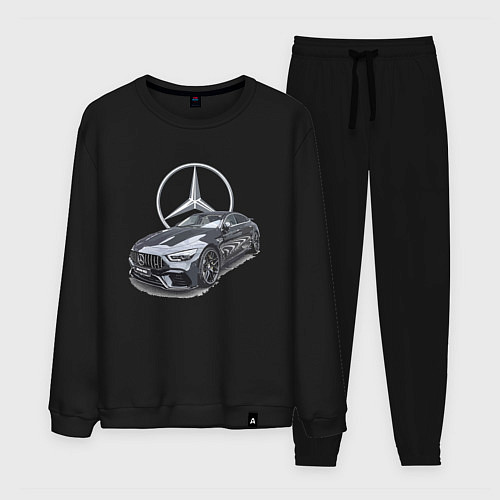 Мужской костюм Mercedes AMG motorsport / Черный – фото 1