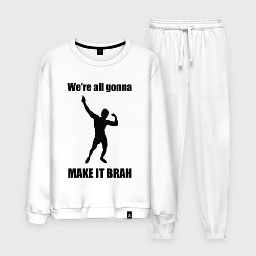 Мужской костюм Zyzz Were all gonna make it / Белый – фото 1