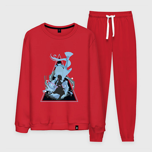 Мужской костюм Genshin Impact AyakaАяка / Красный – фото 1