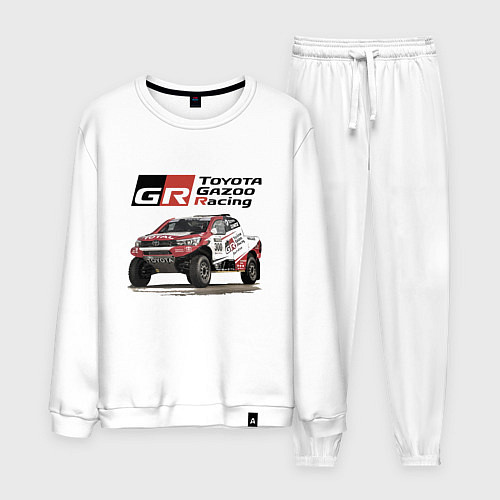 Мужской костюм Toyota Gazoo Racing Team, Finland Motorsport / Белый – фото 1