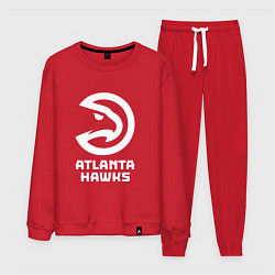 Костюм хлопковый мужской Атланта Хокс, Atlanta Hawks, цвет: красный