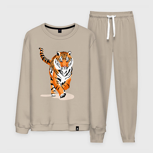 Мужской костюм Властный хозяин джунглей / Миндальный – фото 1