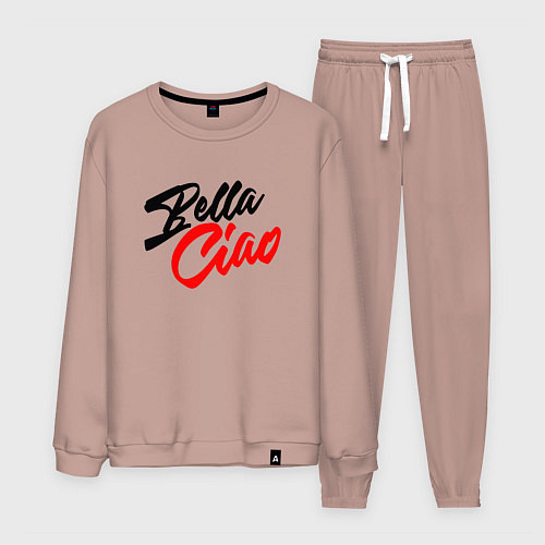Мужской костюм БУМАЖНЫЙ ДОМ BELLA CIAO! / Пыльно-розовый – фото 1