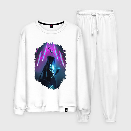 Мужской костюм ДЖИНКС, ЛИГА ЛЕГЕНД ARCANE JINX / Белый – фото 1